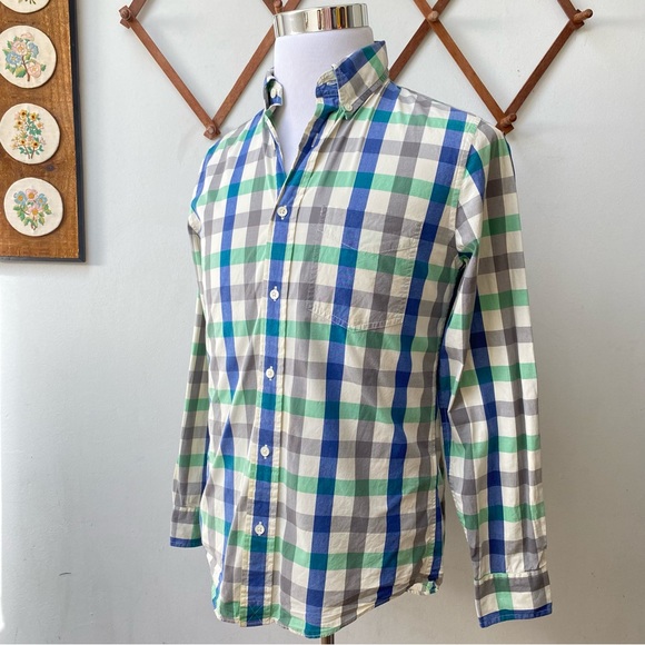 Jack Spade Colorful Checkered Button Down Shirt - Picture 8 of 16